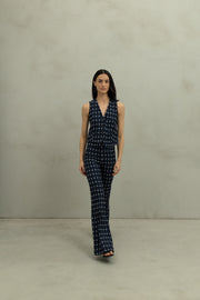 Chaleco Bianca Ovalos Blue