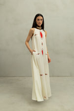 Load image into Gallery viewer, Vestido Kom - Ovalos Beige
