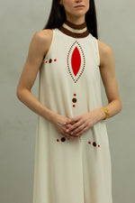 Load image into Gallery viewer, Vestido Kom - Ovalos Beige
