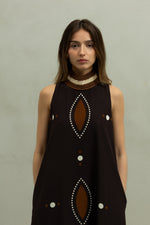 Load image into Gallery viewer, Vestido Kom - Ovalos Choco
