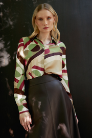 Nicola Waves Green Shirt