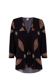 Origami Shirt with Ovals and Stars