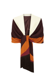 Constellations Shawl XL Brown