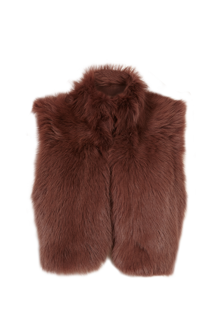 Chaleco Eve Ante Marrón