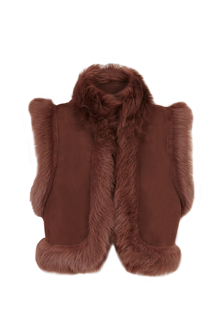 Chaleco Eve Ante Marrón