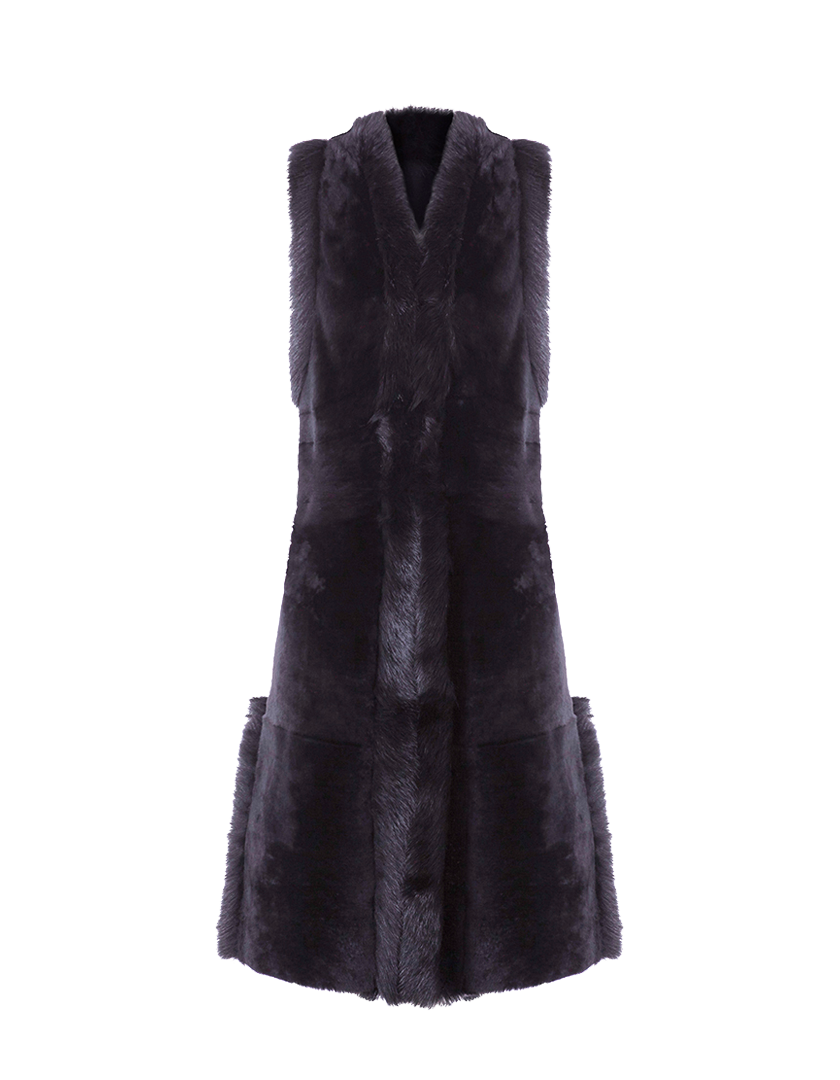 Chaleco Maxi Eve Negro