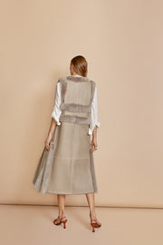 Eve Maxi Vest Beige