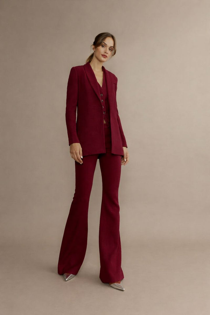Blazer Inesa Wool Burgundy