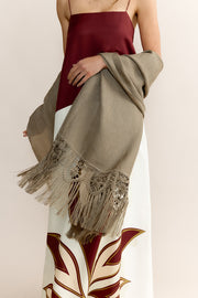 Bianca Dress Tribute Leaves