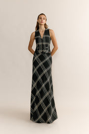 Hydra Checkered Skirt