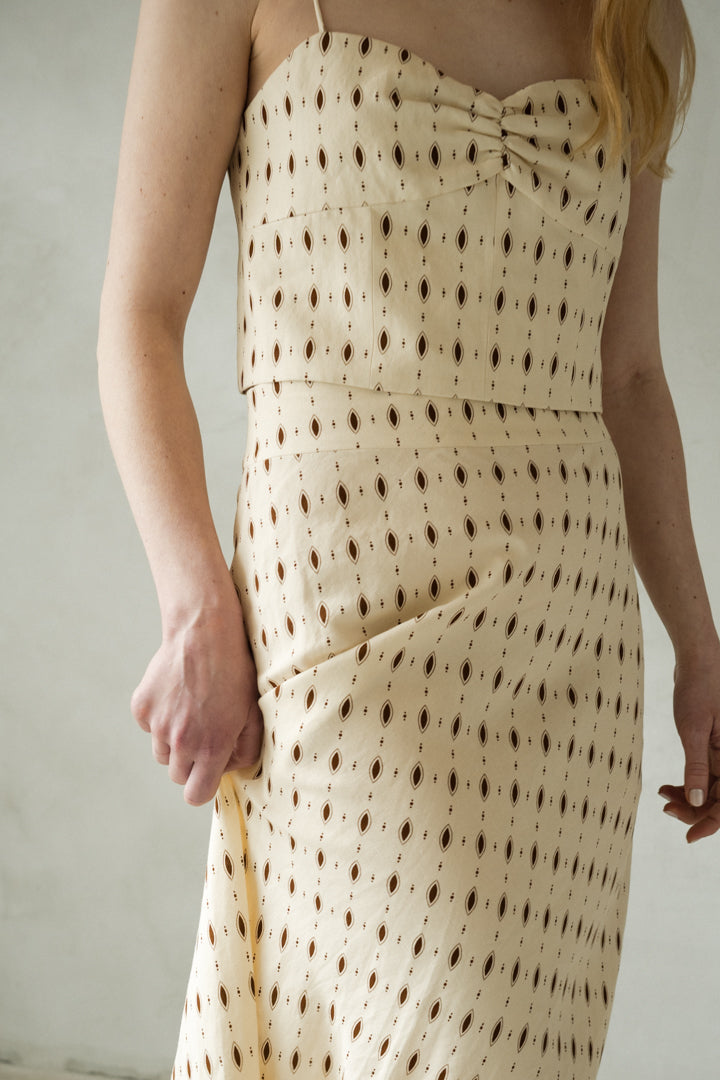 Top Julia Ovalos Beige