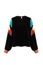 Load image into Gallery viewer, Blusa Federica Velvet Foxy
