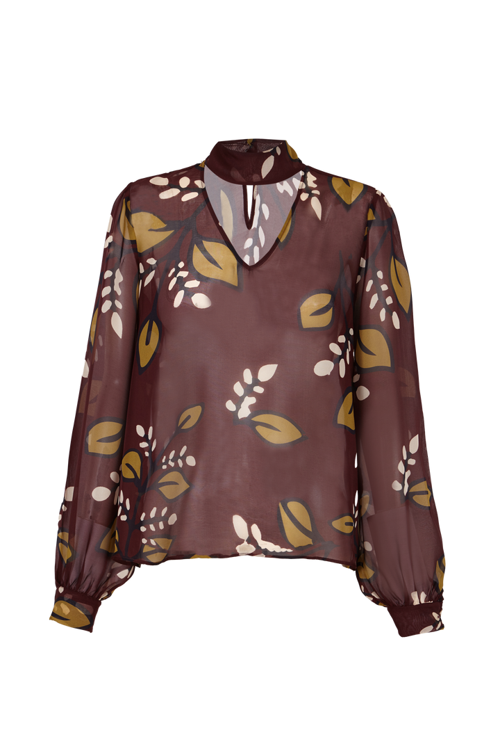 Camisa Francesca Nocturno Burdeos