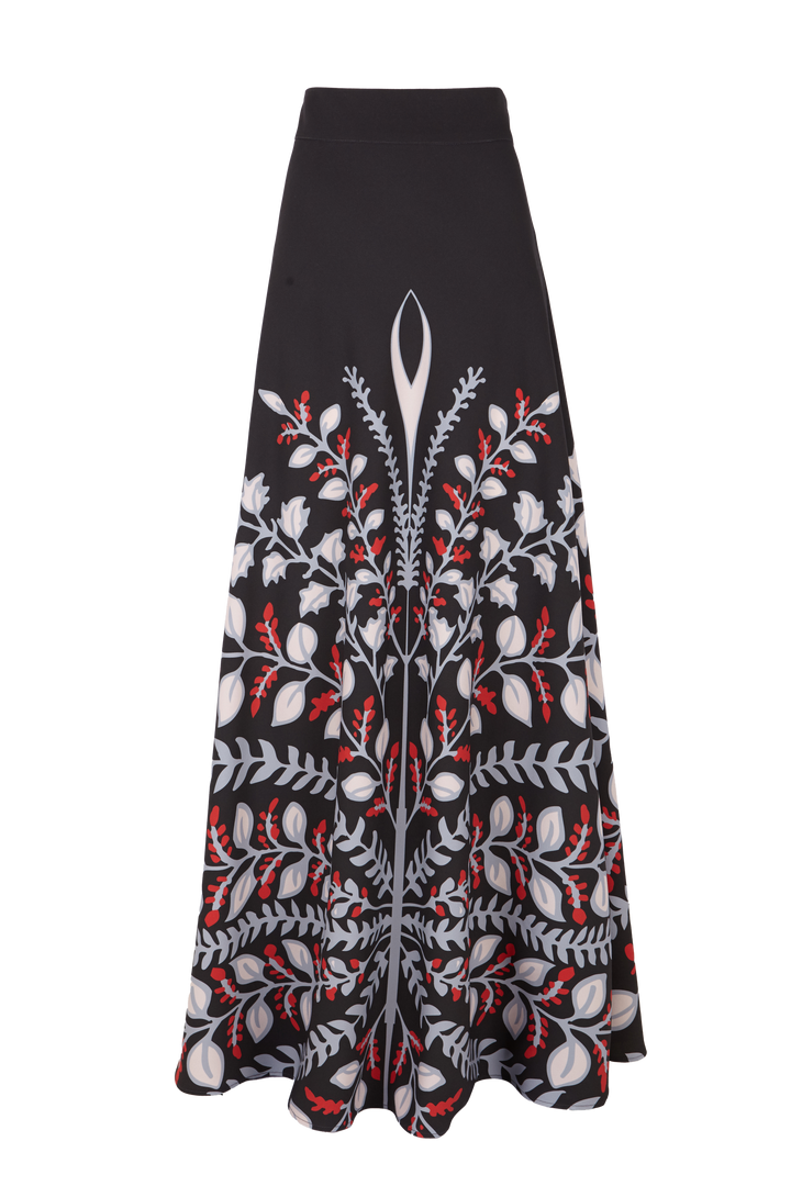 Diandra Skirt Bouquet Black