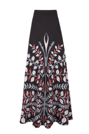 Diandra Skirt Bouquet Black