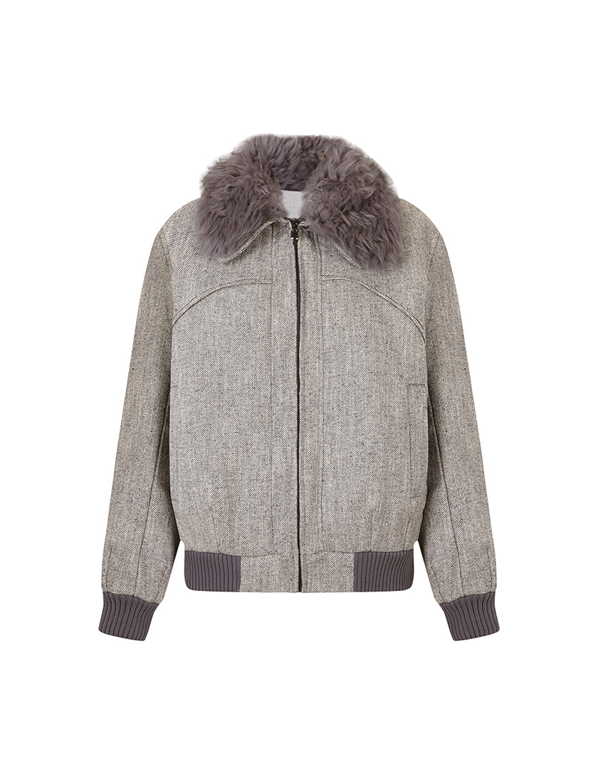 Bomber Kate Gris Anis Arcade
