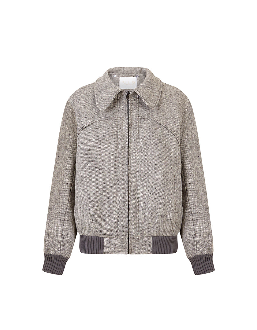 Bomber Kate Gris Anis Arcade