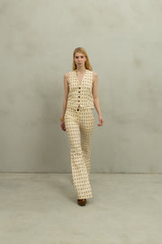 Pantalon Frankie - Ovalos Beige