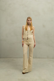 Pantalon Frankie - Ovalos Beige