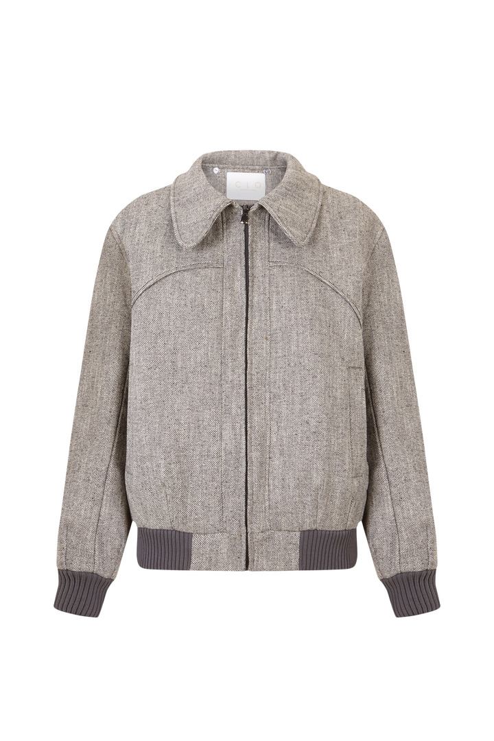 Bomber Kate Gris Anis Arcade