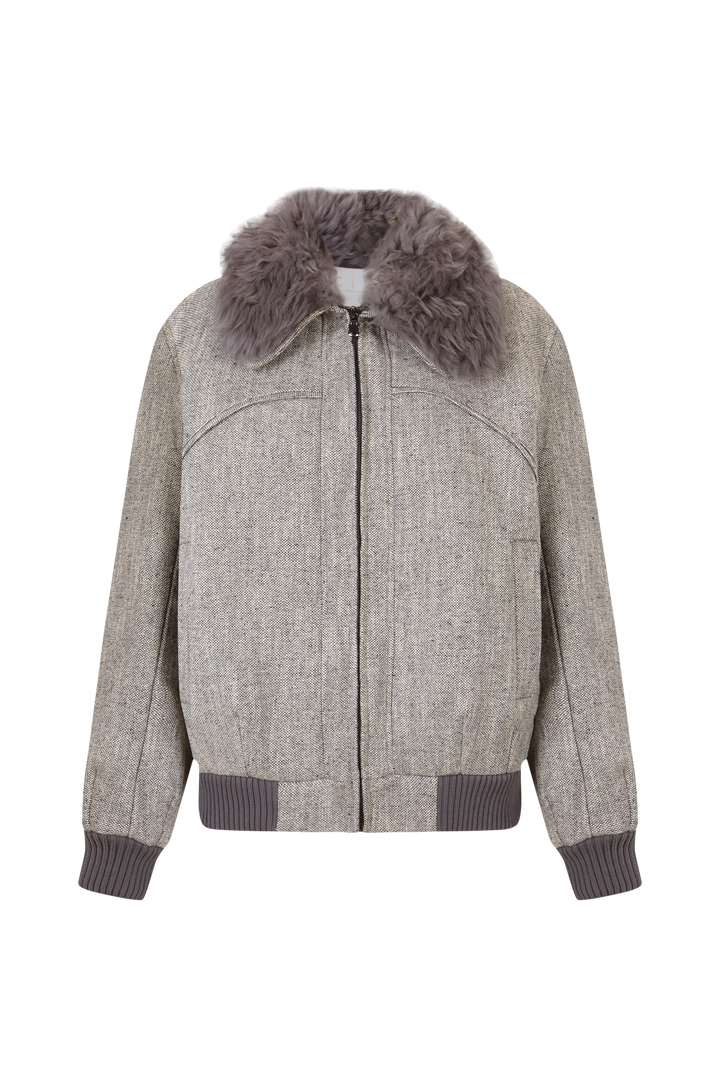 Bomber Kate Gris Anis Arcade