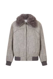 Bomber Kate Gris Anis Arcade