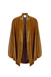 Kimono Velvet Bouquet Mostaza