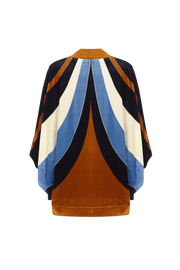 Kimono Velvet Tramablue