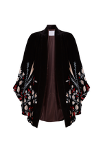 Load image into Gallery viewer, Kimono Nocturno Black Velvet
