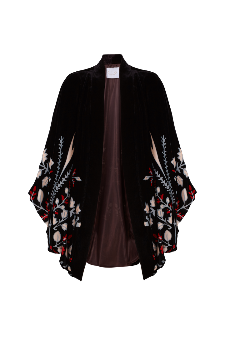 Kimono Nocturno Black Velvet