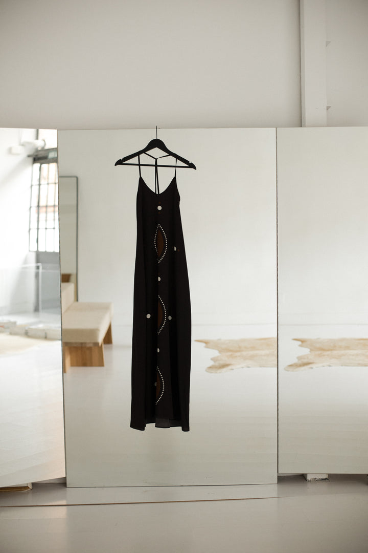 Vestido Ginger Ovalos Choco