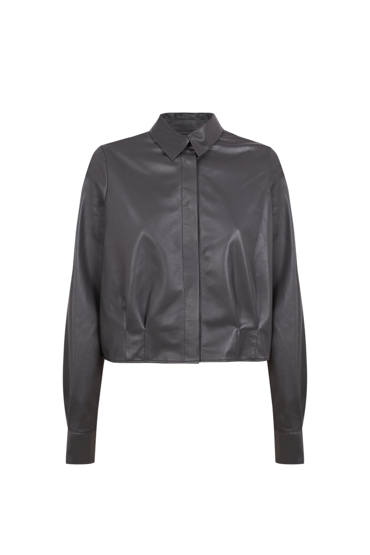 Camisa Nicola Gris Napa