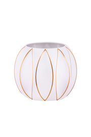 Beth S White Candle Holder