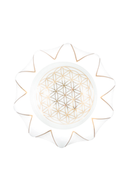 Beth S White Candle Holder