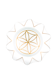 Beth S White Candle Holder