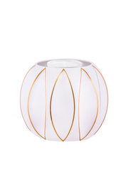 Beth S White Candle Holder