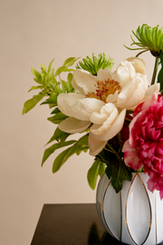 Beth S White Candle Holder