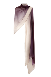 Chal Chiffon Malibu Morado -Blanco