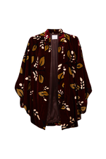 Load image into Gallery viewer, Kimono Nocturno Burgundy
