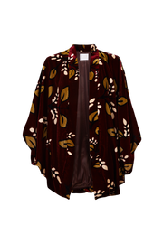 Kimono Nocturno Burdeos Velvet