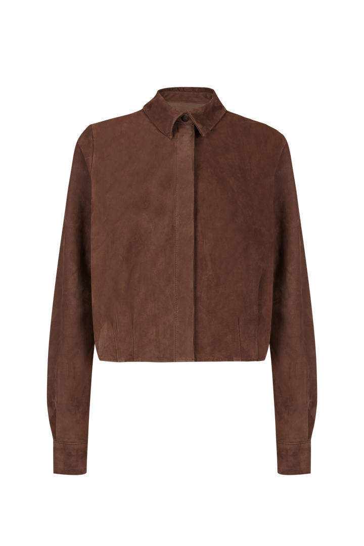 Camisa Nicola Marrón Ante