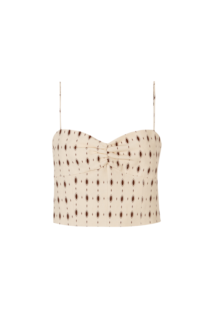 Top Julia Ovalos Beige
