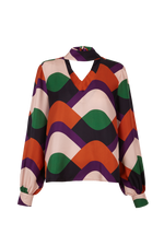 Cargar imagen en el visor de la Galería, Blusa Francesca Serpentine Dark
