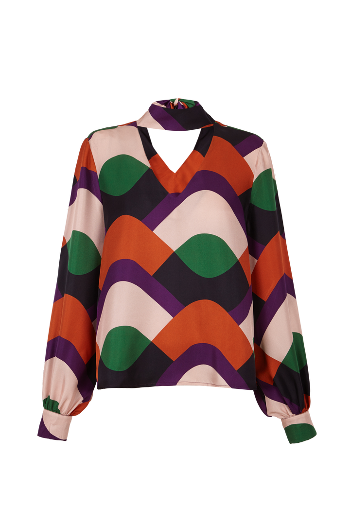 Blusa Francesca Serpentine Dark