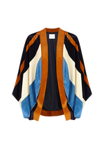 Load image into Gallery viewer, Kimono Velvet Tramablue
