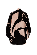 Cargar imagen en el visor de la Galería, Kimono Orquídea Velvet B&amp;W
