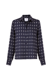 Camisa Diane Ovalos Blue