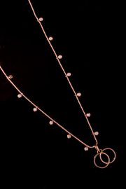 Colgante Loved by CLO oro rosa y brillantes