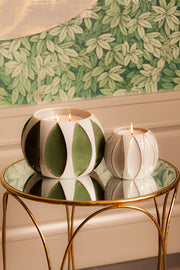 Beth S White Candle Holder